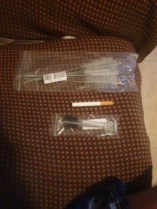 Agujas Cepillos Limpieza Interior Tuberías Roscas