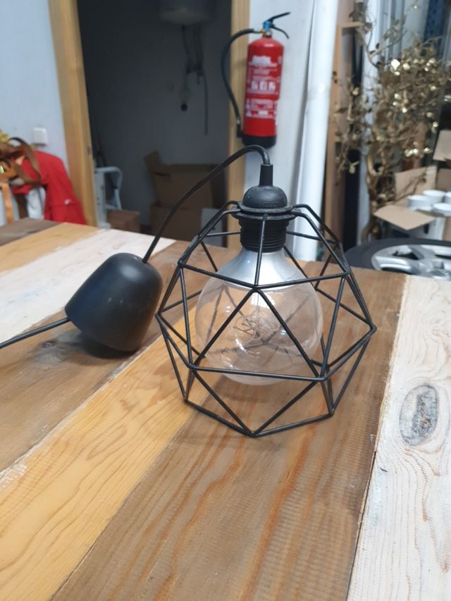 lámpara techo bombilla 60w folamentos