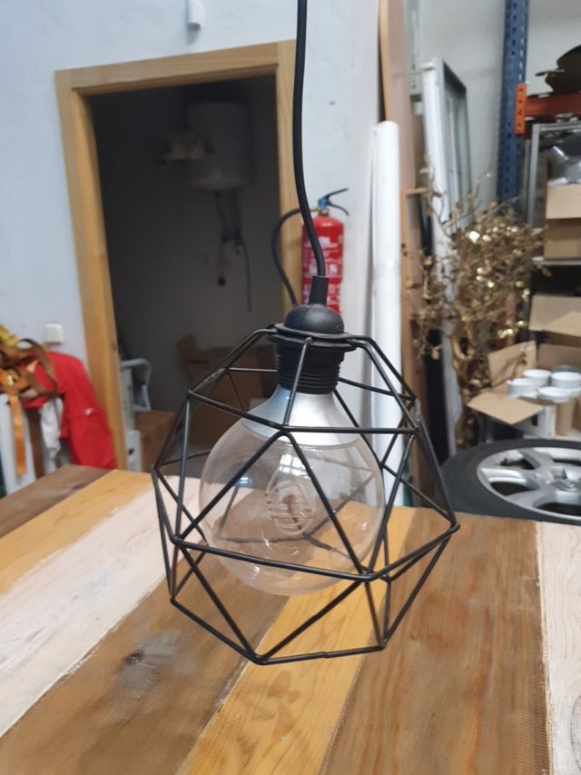 lámpara techo bombilla 60w folamentos