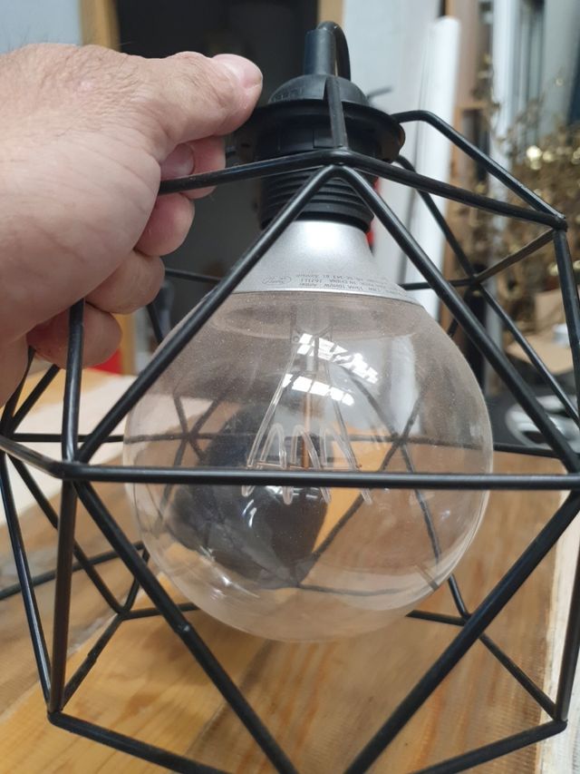 lámpara techo bombilla 60w folamentos