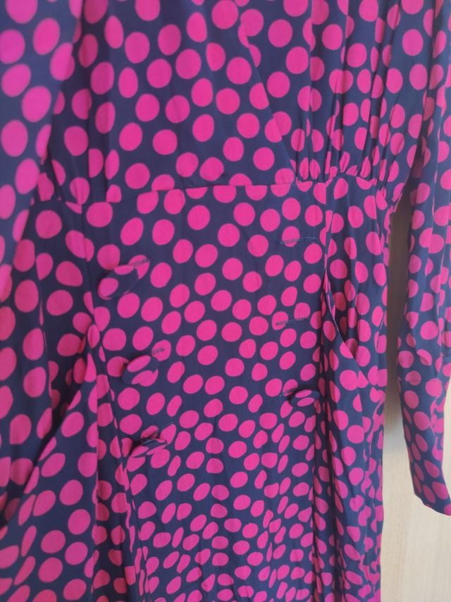 Vestido lunares Zara T-XS