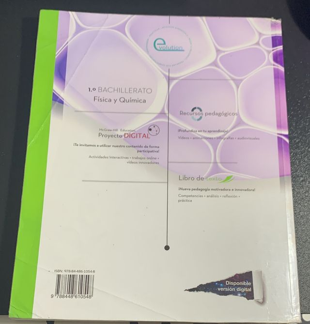 Libro Física y Química 1° Bachillerato