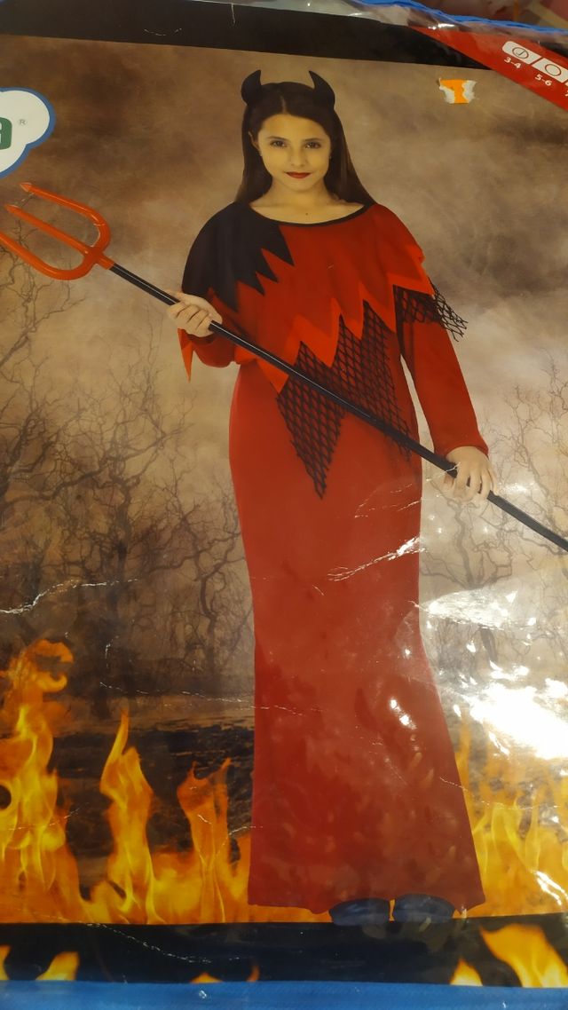 Disfraz Demonio para 3-4 años