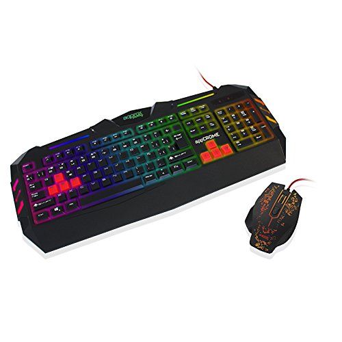 Kit teclado y raton Gamer retroiluminacion RGB