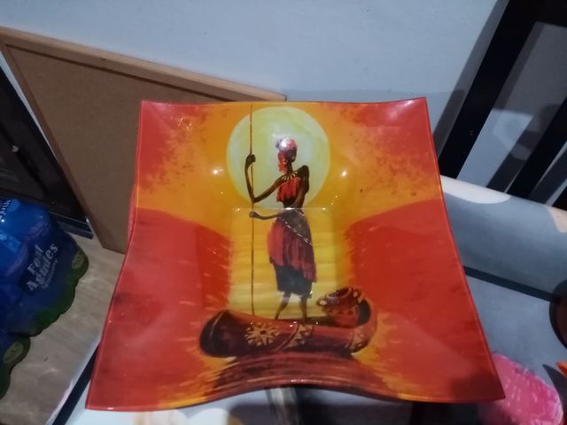 Frutero vintage en stilo africano