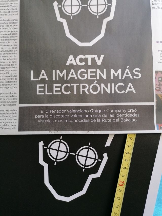 MÚSICA. RUTA DEL BAKALAO. LÁMINA