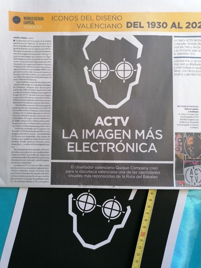 MÚSICA. RUTA DEL BAKALAO. LÁMINA