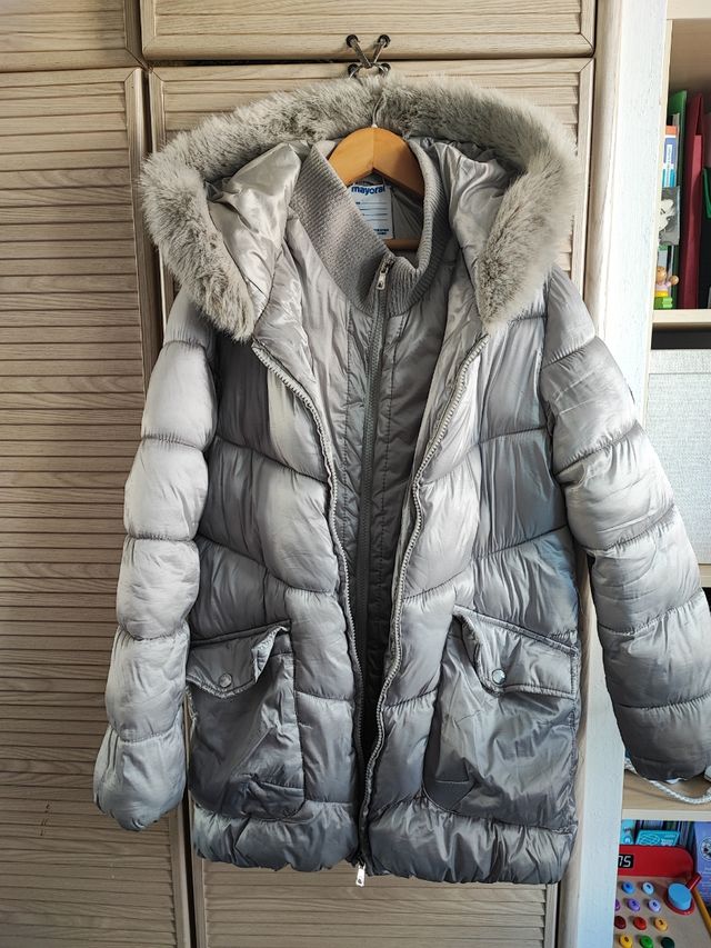 chaqueton invierno niña con capucha