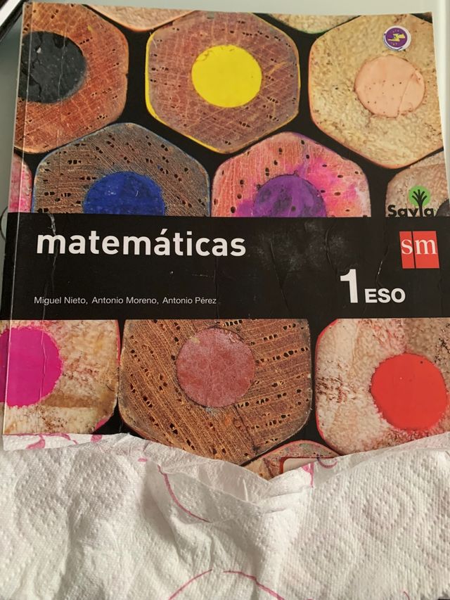Libro texto de matemáticas SM de 1 ESO
