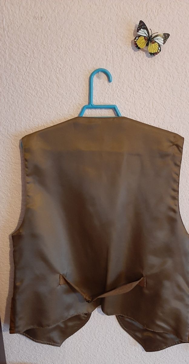 Chaleco piel vintage