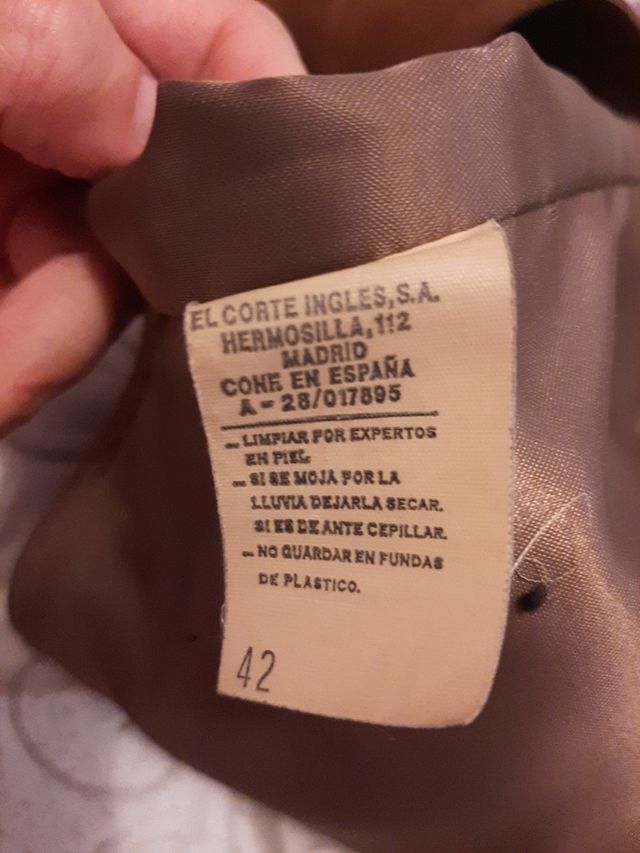 Chaleco piel vintage