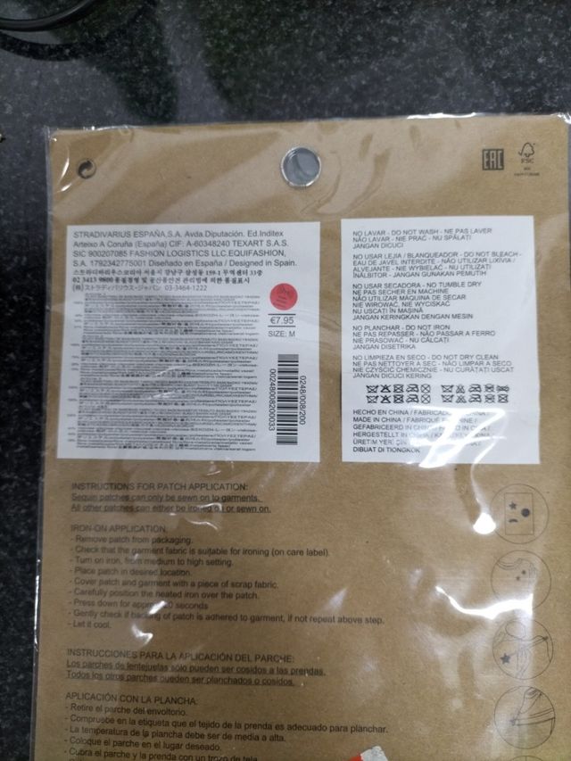 Parches para ropa.