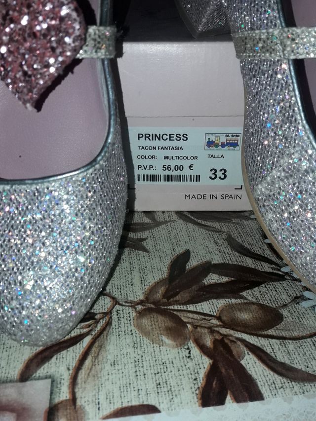 Zapatitos de princesa T33