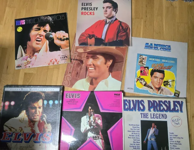 COLECCIÓN LOTE 18 DISCOS VINILO ELVIS PRESLEY