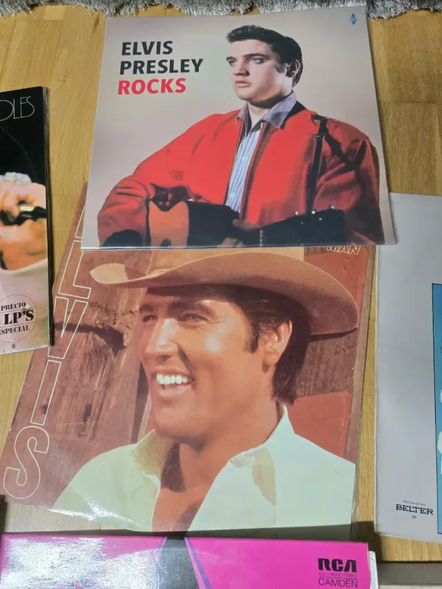 COLECCIÓN LOTE 18 DISCOS VINILO ELVIS PRESLEY