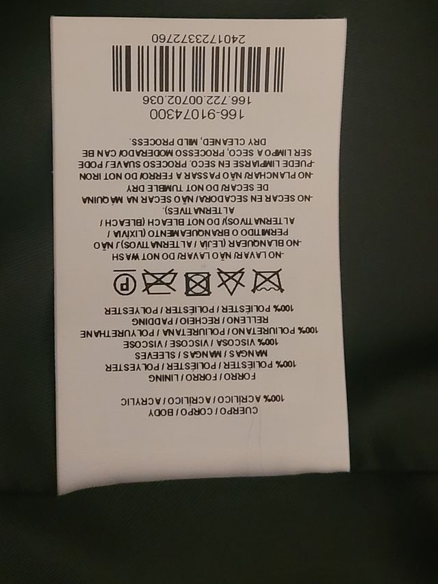 Abrigo pelo y polipiel