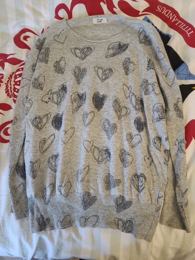 Jersey niña gris 12-14 años