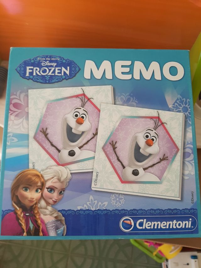 Juego frozen cartas memo