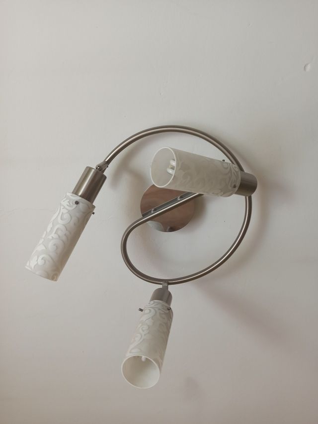 Lampara techo blanca