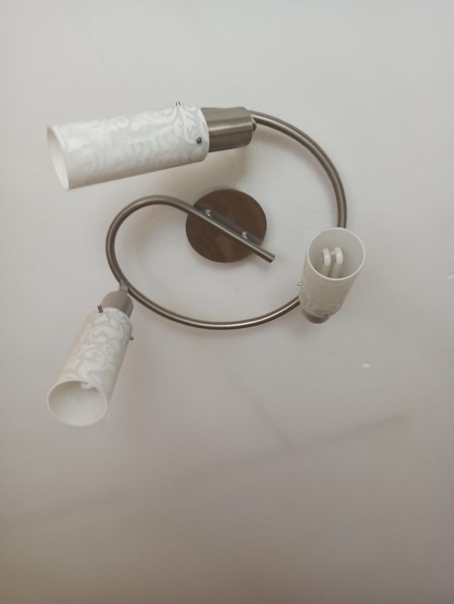 Lampara techo blanca