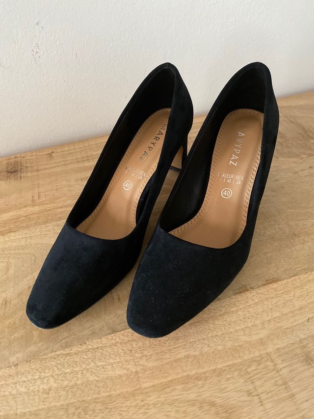 Zapato salón negro 40