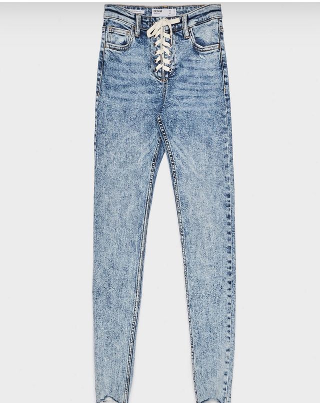 VAQUEROS NUEVOS pantalones PITILLO CORDÓN M 38