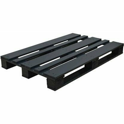 palets negros, palets pintados de negro, palets