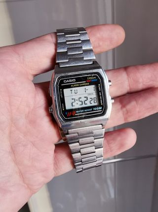 TRÈS RARE 1987 CASIO W-780 (549) en acier inoxydable Japon H 33 mm WATCH  BATTERIE NEUVE EUR 88,86 - PicClick FR