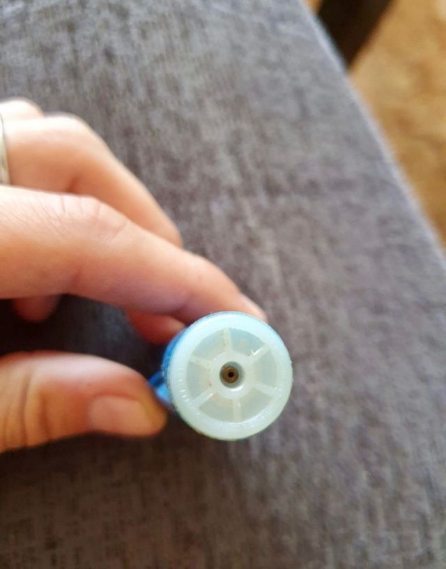 Mechero clipper regulable PATRON azul claro