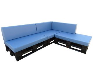 Conjunto chill Out, Esquinero, Sofas palets