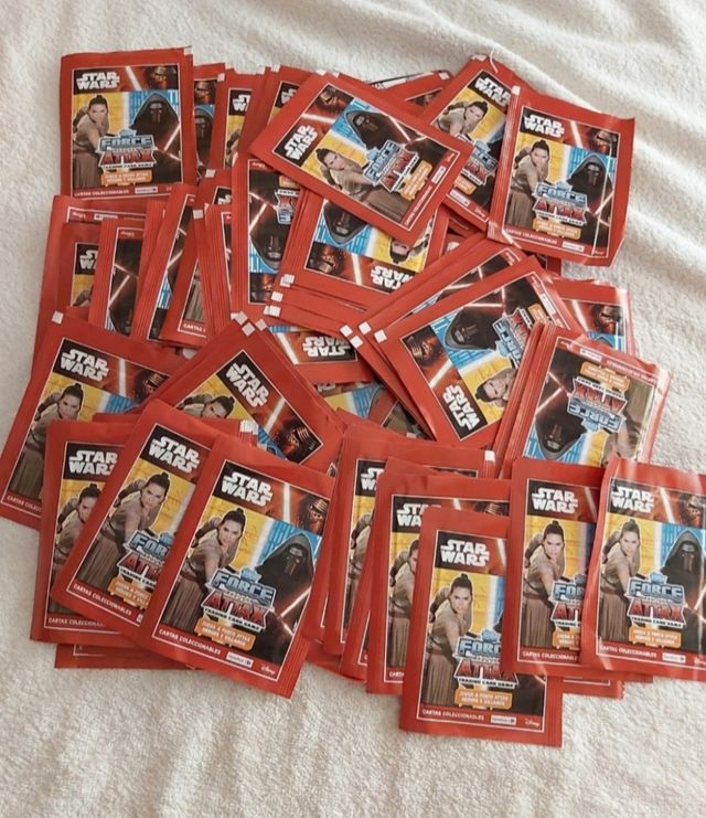 pegatinas y sobres abuelita/ star wars