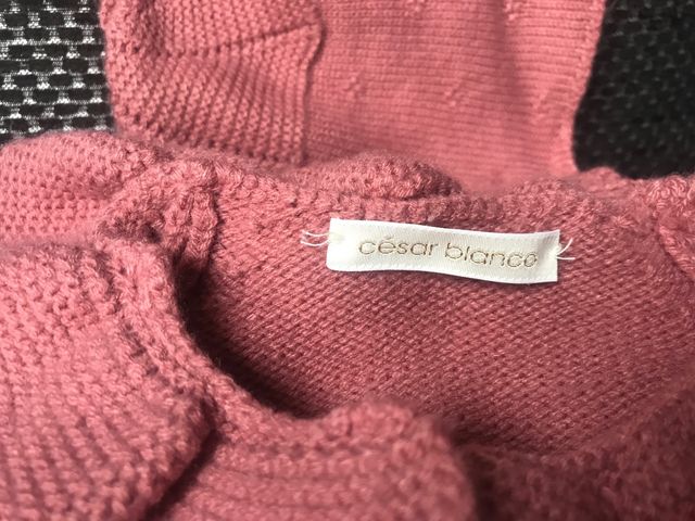 Abrigo de punto Cesar Blanco