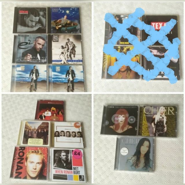 NO A 1€ eros Ramazzotti texas CD CDs dvd