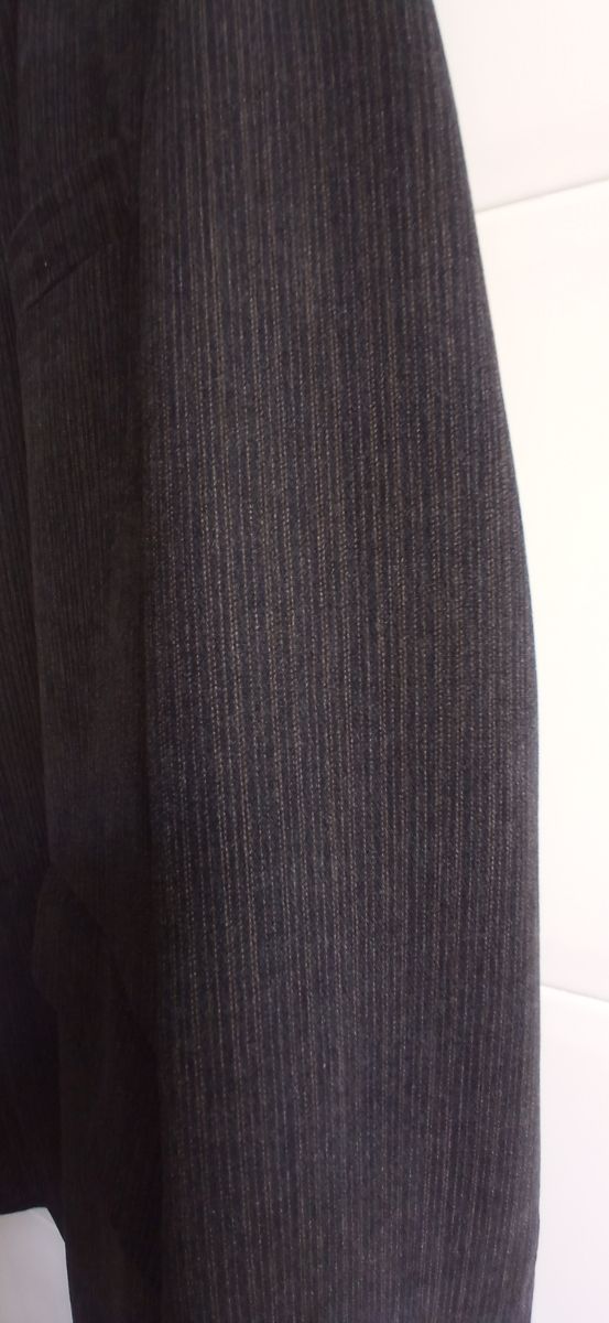 Traje hombre Unicen 48 azul con rayas beiges