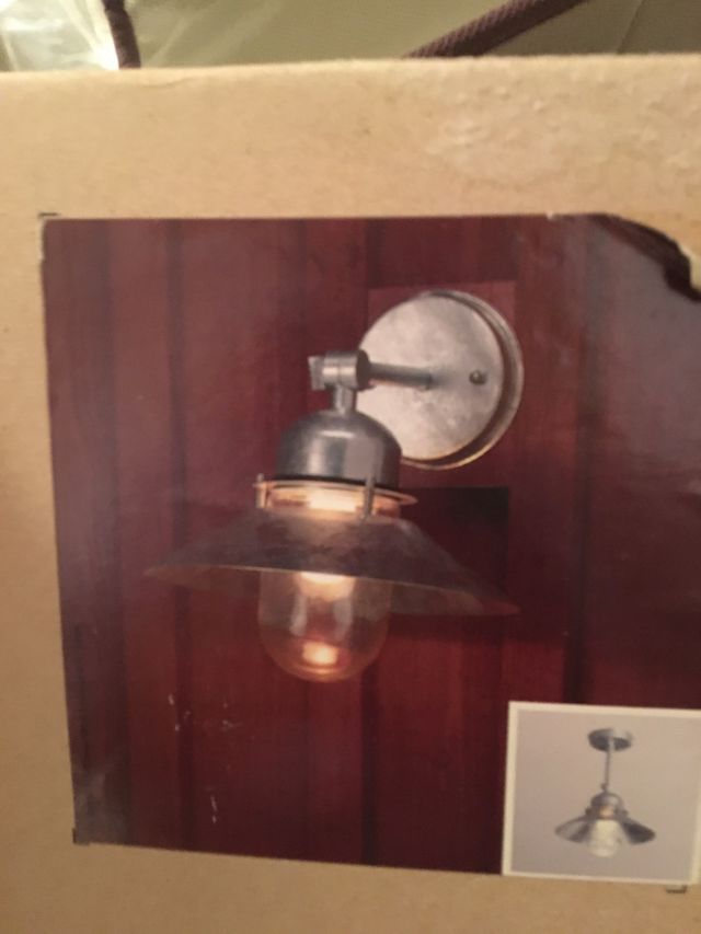 Lampara exterior Ikea nueva