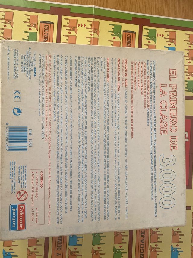 Juego el primero de la clase