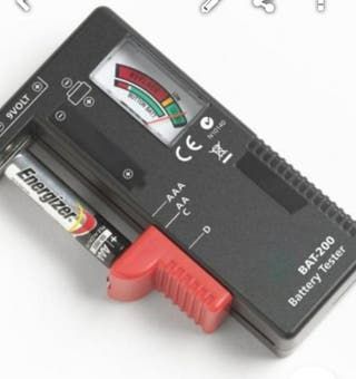 Comprobador carga batería pilas NUEVO FUENGIROLA