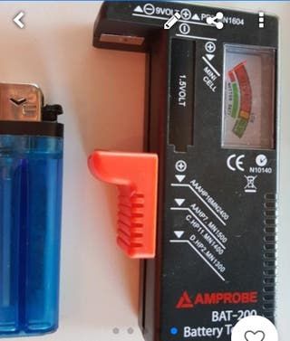 Comprobador carga batería pilas NUEVO FUENGIROLA