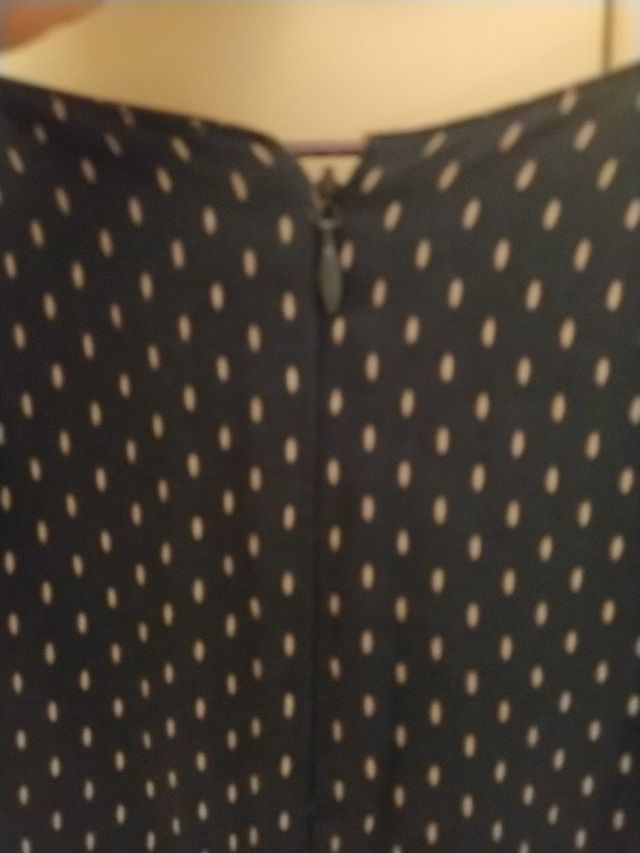 Vestido azul de entretiempo