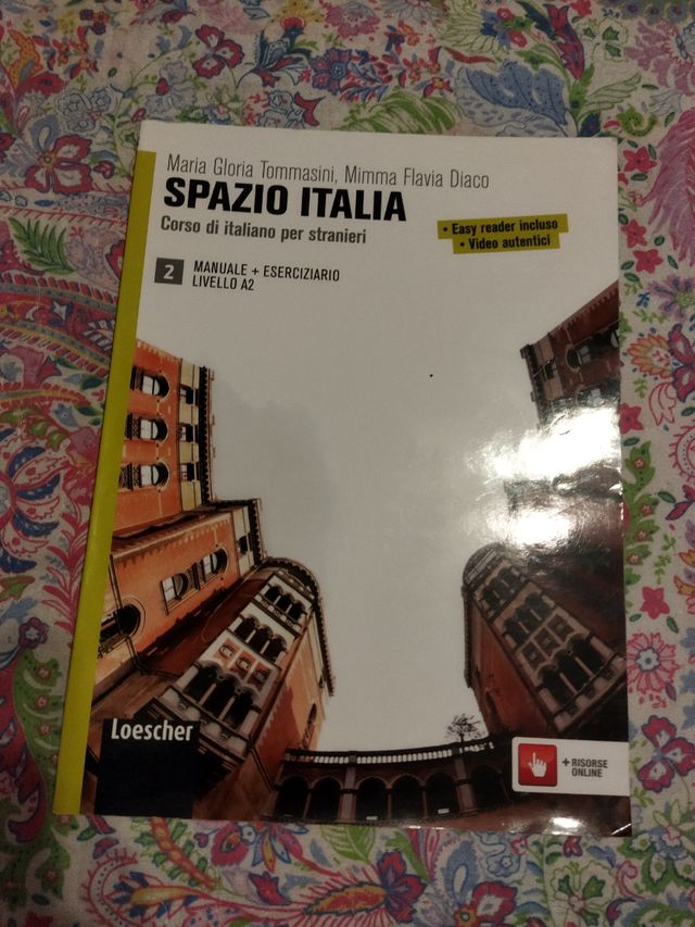 libro de texto italiano