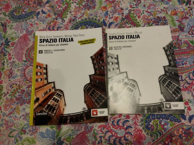 libro de texto italiano