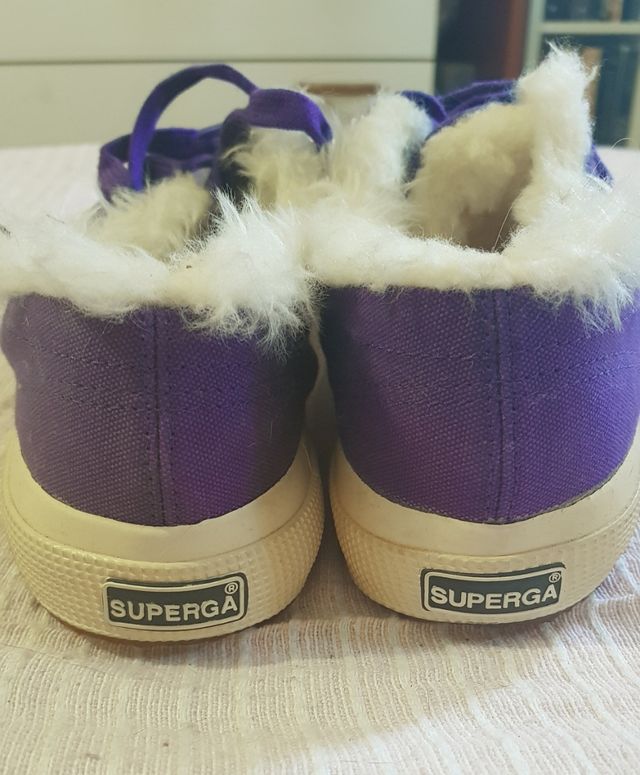 Superga con pelliccia