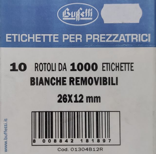 10000 Etichette Rimovibili Prezzi per Prezzatrice