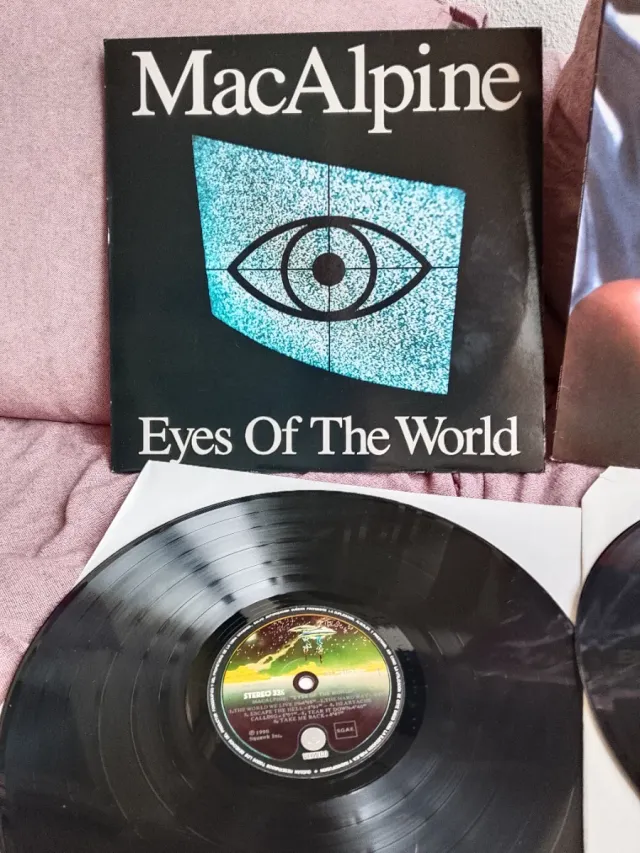 TONY MACALPINE edge of insanity / eyes of world LP