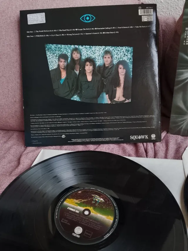 TONY MACALPINE edge of insanity / eyes of world LP