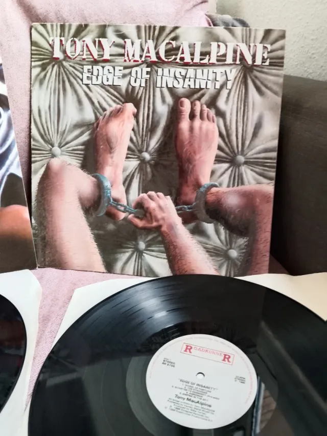 TONY MACALPINE edge of insanity / eyes of world LP