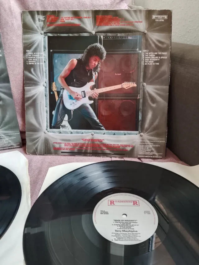 TONY MACALPINE edge of insanity / eyes of world LP