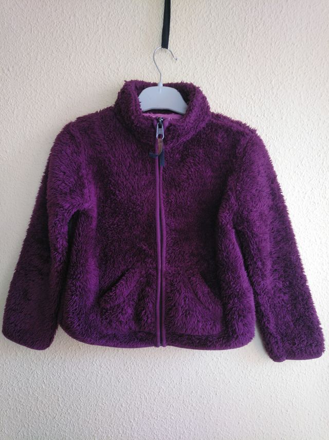 Forro polar morado niña 4-6 años