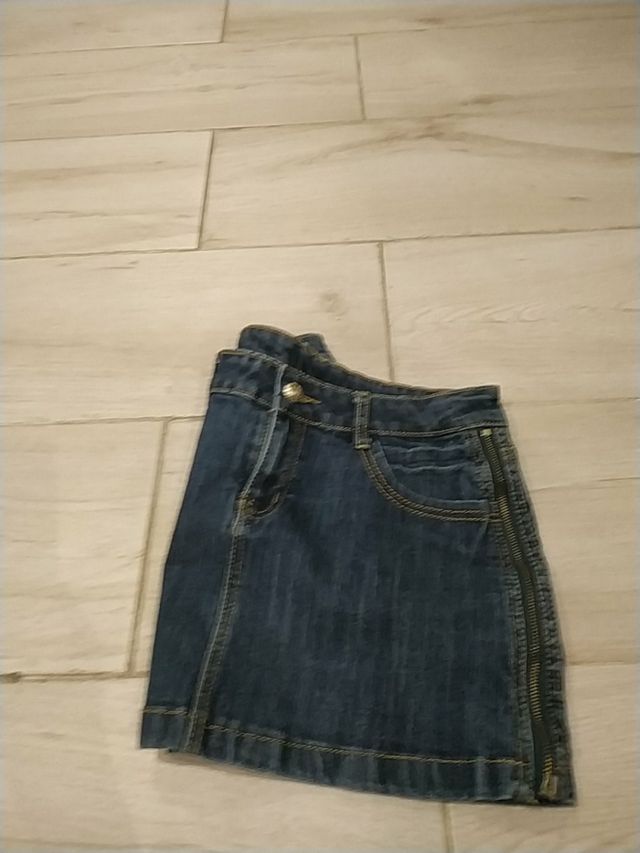 Mini falda vaquera,talla 40.