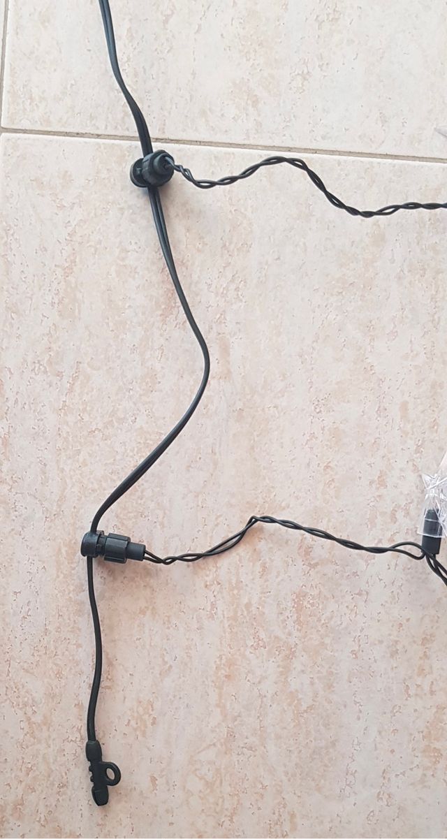 2 GUIRNALDAS DE LUCES CON ESTRELLAS